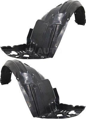 For 2012-2014 Acura Tl Front Fender Liner Driver and Passenger Pair Inner