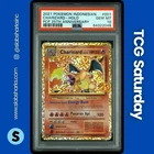 2021 POKEMON INDONESIAN 25TH ANV #001/025 CHARIZARD HOLO PSA 10