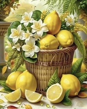 Diamond Art Kit for Adults, Full Drill DIY 5d Lemon