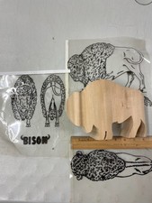 Large Bison, woodcarving blanks, carving blanks, carving kits, carving