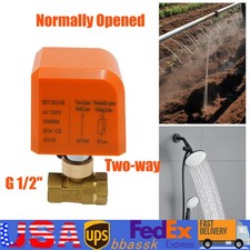 G 1/2" Motorized Ball Valve N/O Normally Opened 2-wire Motorized Ball Valve 220V