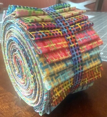18 Piece Jelly Roll - ZAPPED- 9 DESIGNS - 2 Of Each