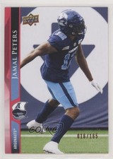 2021 Upper Deck CFL Red 16/165 Jamal Peters #141 00jz