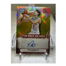 Topps Bowman University Best Basketball Niko Bundalo Ole Miss Auto BA-NB /50