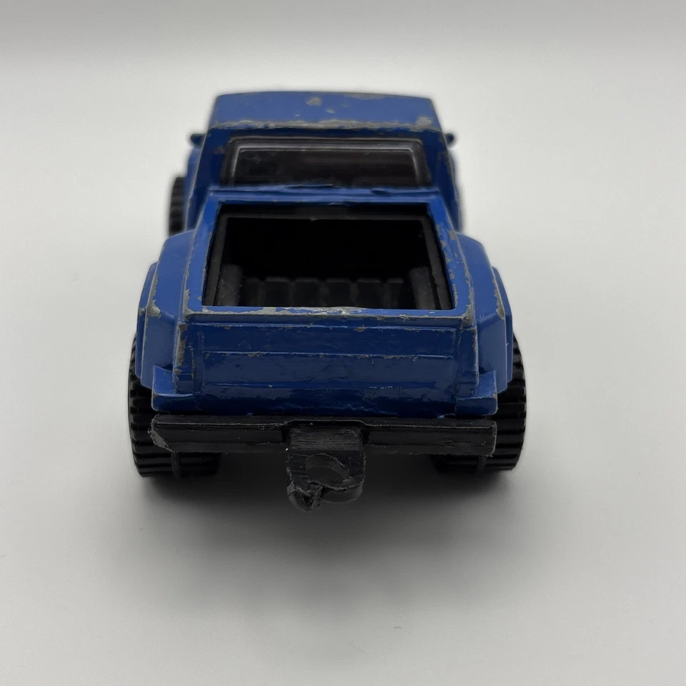 De colección ✅ Camioneta pick-up Tootsietoy GMC Stepside 4x4 plástico fundido a presión azul Foto 4 de 4