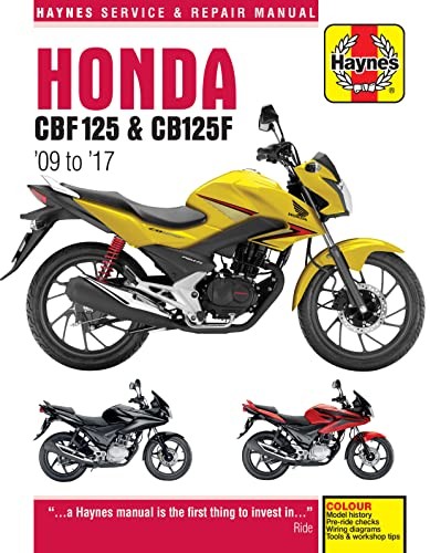 Haynes - Service Manual For Honda Cbf 125 2009-2015 - Image 3