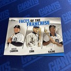 2019 Topps Faces of the Franchise Ty Cobb Al Kaline Miguel Cabrera HOF