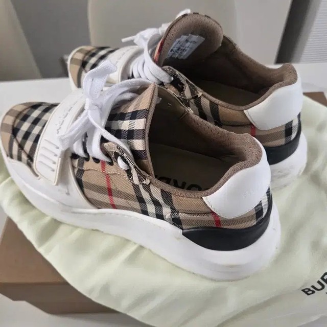 Burberry Sneakers Size 38 - Excellent Condition, Box Included