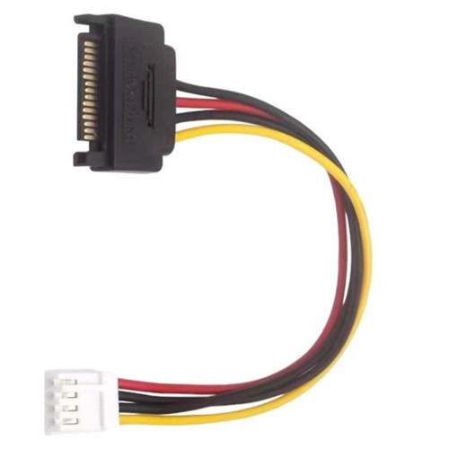 Small 4Pin To 15Pin Male Cable Cord Adapter For PC Desktop Drive Accessories - Photo 10/10