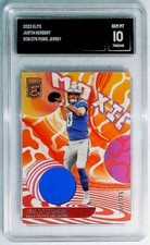 2023 Donruss Elite #16 Justin Herbert Moxie #/375 GMA 10