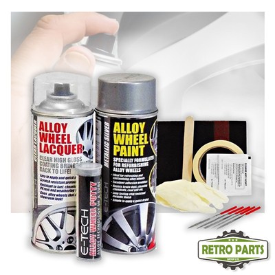 Leichtmetallfelge Reparatur & Set Für Lincoln Komplett Pro DIY Farbe Silber