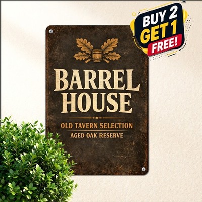 Premium Single Malt Scotch Whiskey Highland Brewery Pub Sign Metal Tin Plaque