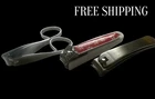 Nail Clipper Set 3pcs Stainless Steel Nail Cutter Manicure Pedicure Kit