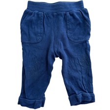 Kate Quinn Blue Joggers Size 6-12 Months Organic Cotton