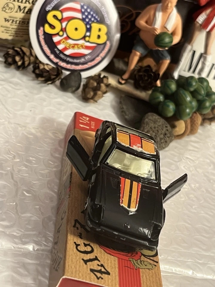 Lesney Matchbox 1979 Datsun Fairlady Z negro diecast usado excelente estado HK Foto 4 de 4