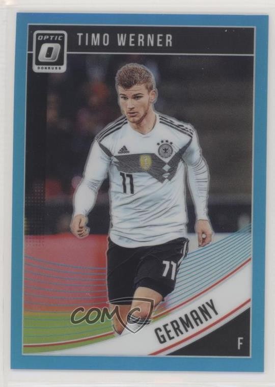 2018-19 Panini Donruss Optic Aqua Prizm 124/149 Timo Werner #137 01ey