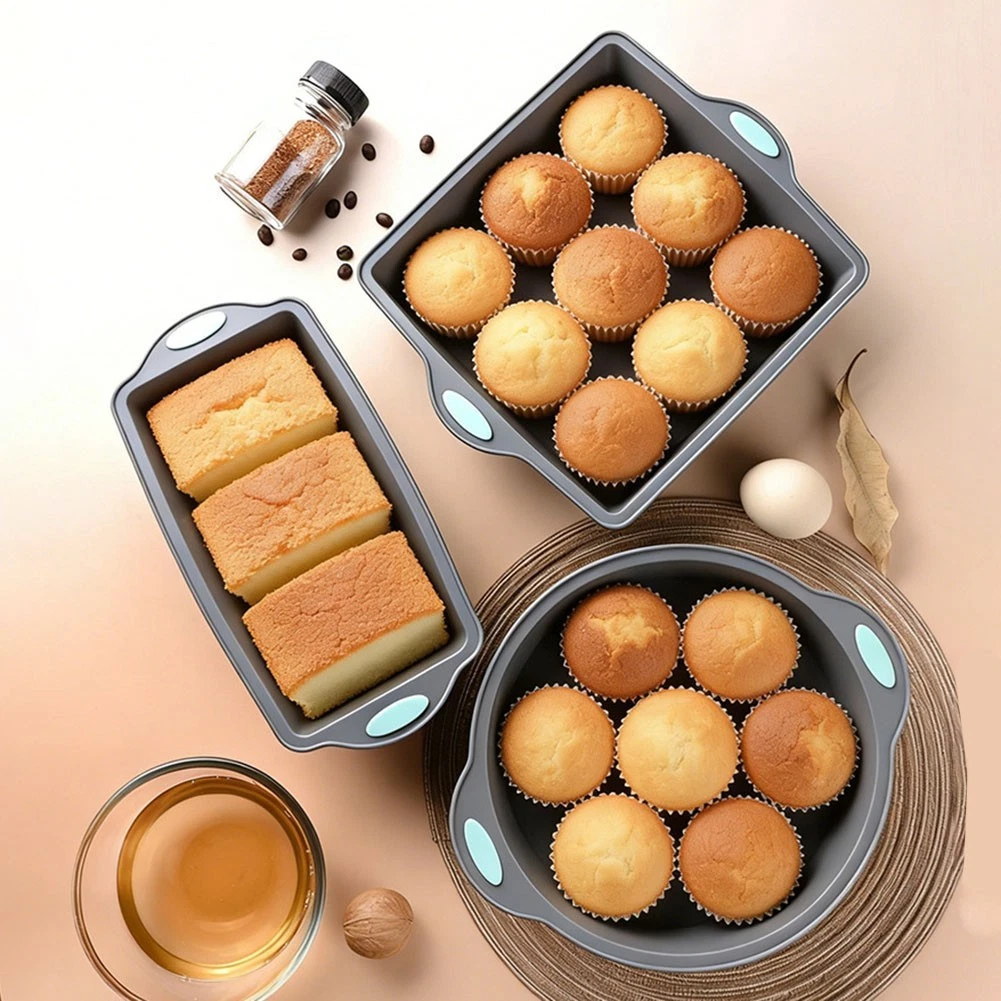 Kitchen Accessories Home Baking Party Baking Silicone Cake Pans Oven Safe