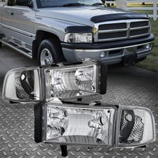 FOR 94-02 DODGE RAM 1500 2500 3500 CHROME HOU...