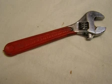 Vtg USA J. H. Williams 4" Adjustable Wrench "Superjustable" Full Adj Square Jaws