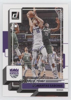 2022-23 Panini Donruss Purple Press Proof 42/199 Domantas Sabonis #139 9o3