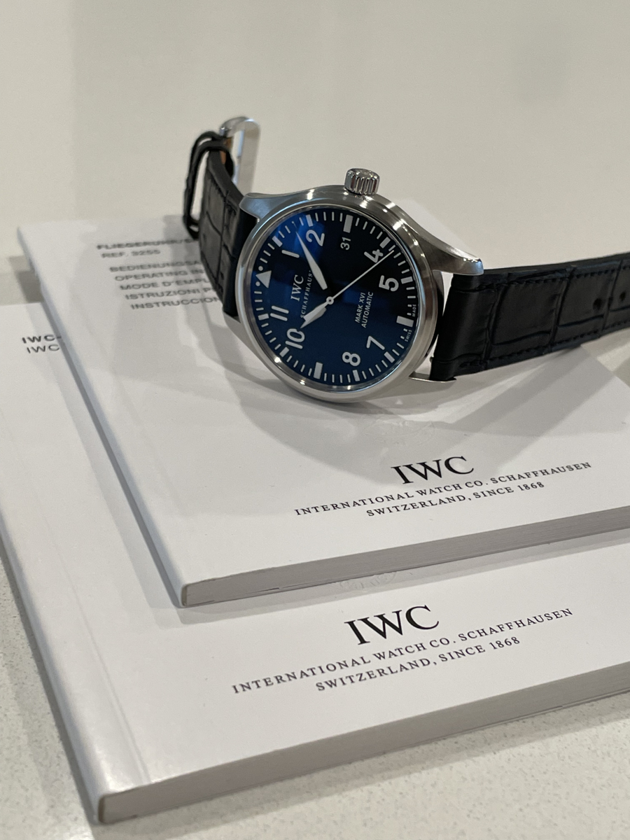 IWC Pilot's Watch Mark XVI 16 Black Dial 39mm IW325501 Box, Papers