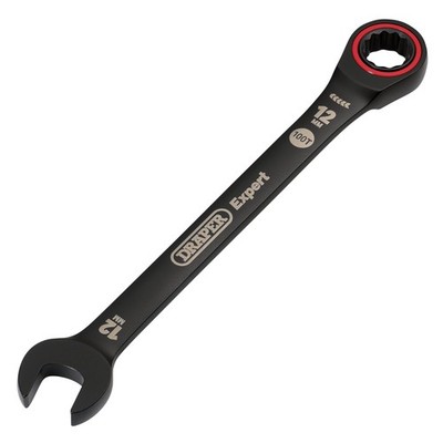 Draper Expert 12mm HI-TORQ Ratschen Kombi-Schlüssel Schwarz 03883