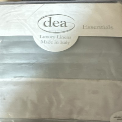 DEA LIGHT/MEDIUM GREY 4pc KING SHEET SET 600 THREAD COUNT MADE IN ITALY BNIP 