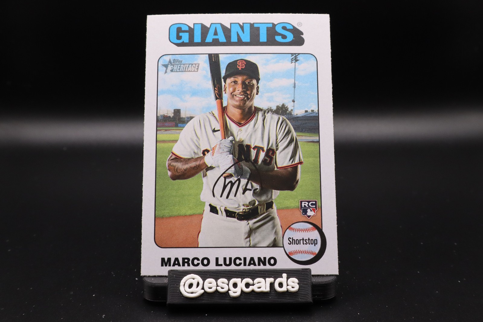 2024 Topps Heritage - Marco Luciano #391 White Border (RC)