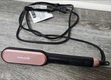 Wavytalk Ceramic Hair Straightener Flat Iron Tourmaline Pink/Black Professional