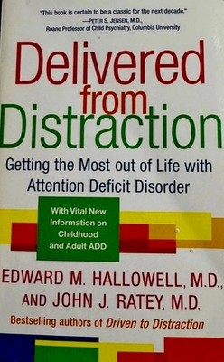 Delivered from distraction book parent strategies child adult ADD ADHD Excellent