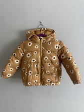 Miles The Label Girl Puffer Jacket 3Y Floral Hooded Quilted Outdoor Winter