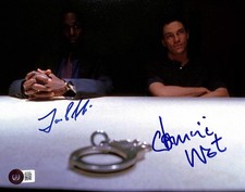 Dominic West & Lance Reddick Signed The Wire Photo 8x10 Beckett Authenticated
