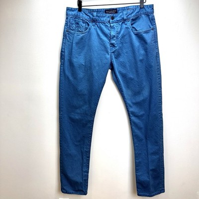Scotch & Soda Ralston Jeans Mens 34x34 Blue Indigo Button Fly Denim