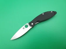 Spyderco Astute Liner Lock Plain Edge Folding Pocket Knife