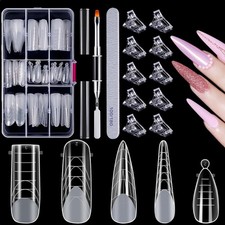 Nagelform Set Damen Dual Tips Gel Verlängeru...