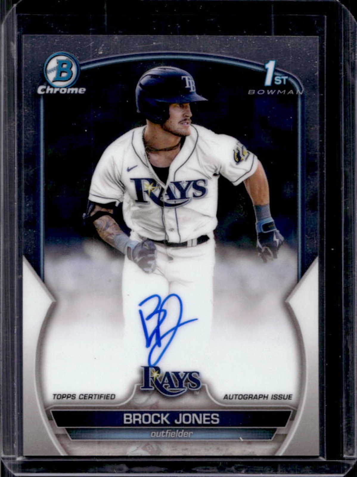 2023 Bowman Brock Jones Chrome Auto 1st #CPA-BJ Rays