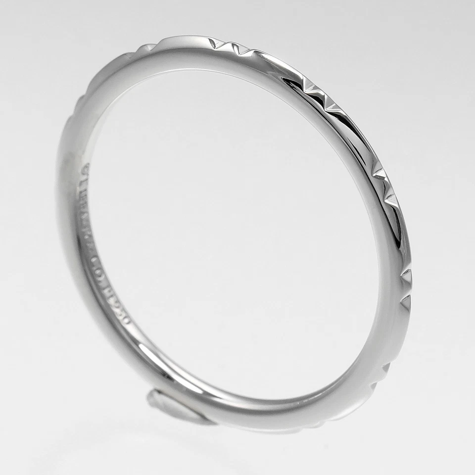 TIFFANY&Co. Anillo True Band 0.1" Modelo Pt950Platino #9.2 (Talla EE. UU.) 3.28g Para Hombre Foto 3 de 4