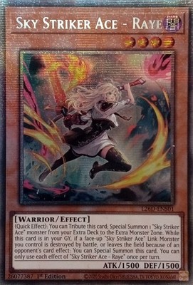 L26D-ENS01 HIMMELSSTÜRMERASS - RAYE STARLIGHT RARE 1.AUFLAGE YuGiOh KARTE