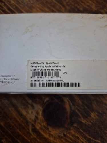 New Apple Pencil 1st Gen White MK0C2AM/A - Photo 3 sur 6