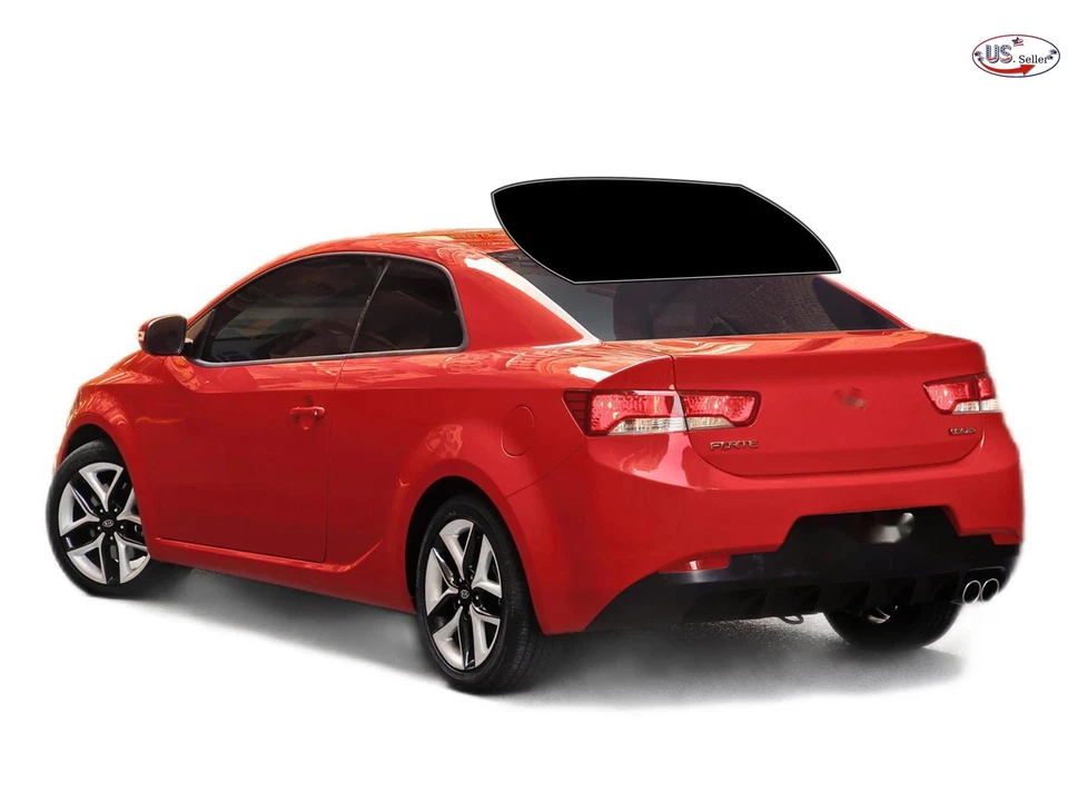 Kit de película de tinte de ventana de 2 capas precortada personalizada computarizada para 10-13 KIA Forte koup Foto 3 de 4