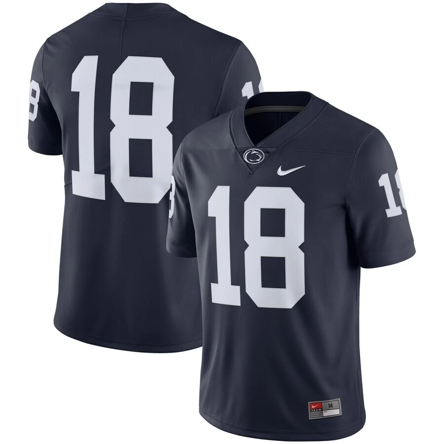 Men s Nike 18 Navy Penn State Nittany Lions Limited Jersey New