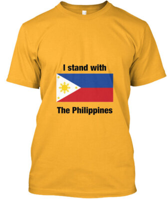 Support The Philippines T-Shirt Made in the USA Size S to 5XL