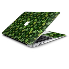 Skin Wrap for Macbook Air 11 inch pot leaves small green stoner
