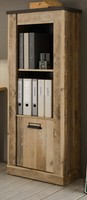 Aktenregal Regalschrank Aktenschrank BüRoschrank Used Wood Vintage 51X146 Stove