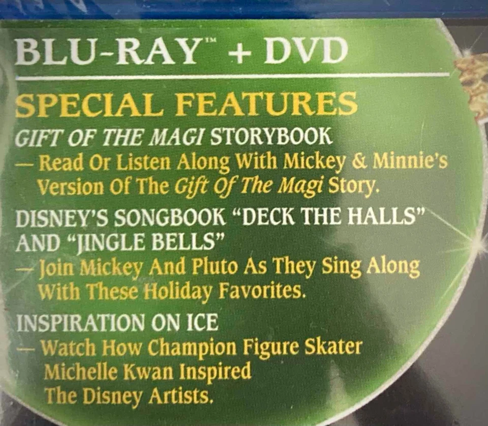 Mickeys Once + Twice Upon a Christmas Carol Blu-Ray + DVD Disney - Image 3 of 4