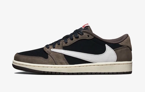 Dunk 1 Low x Travis Scott Mocha 2019 CQ4277-001 talla 7-12 - Imagen 2 de 4