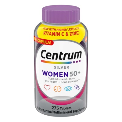 Centrum Silver Women 50+ Multivitamin, 275 Tablets, EU SELLER