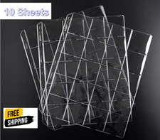 10 Sheets of 20-Pocket Pages Pocket Size 2x2 9 Hole Binder Inserts Sleeves