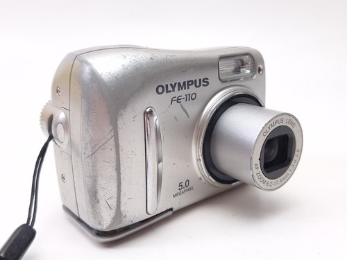 Appareil photo numérique compact 5 mégapixels Olympus FE-110 argent *LIRE* - Photo 7 sur 12