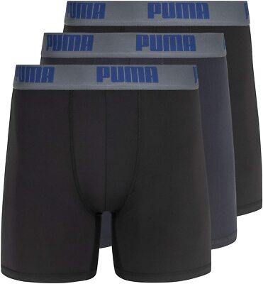 PUMA Men's Performance Boxer Briefs Underwear (3 Pack) | eBay